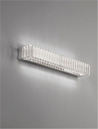 9333064 Aplica Nova Luce AURELIA LED 19W 1428lm 3500K Metal & Crystal Chrome Nedimabil IP20 [1]
