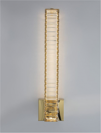 9333065 Aplica Nova Luce AURELIA LED 19W 1707lm 3500K Metal & Crystal Gold Nedimabil IP20 [3]