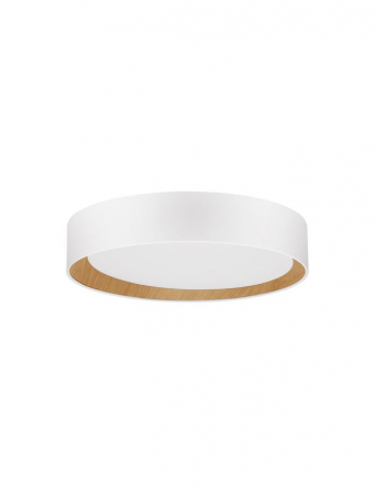 Plafoniere - 9345524 Plafoniera Nova Luce STAKE LED 30W 1717lm 3000K Aluminium & Wood & Acrylic Sandy White Dimabil Triac IP20