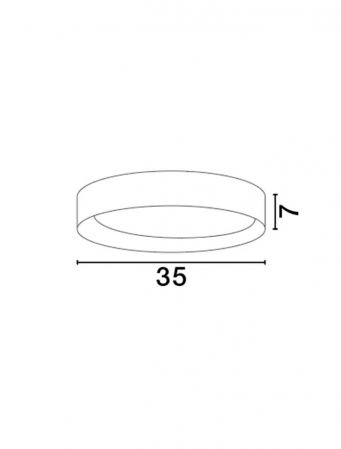 9345524 Plafoniera Nova Luce STAKE LED 30W 1717lm 3000K Aluminium & Wood & Acrylic Sandy White Dimabil Triac IP20 [3]