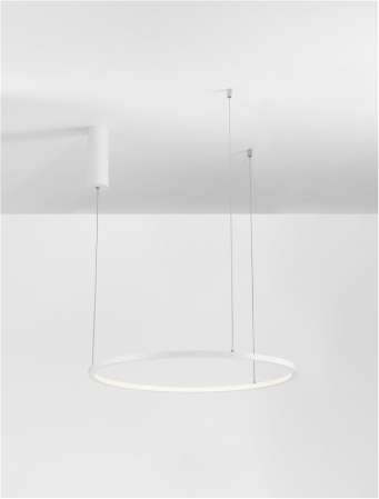 9345600 Lustra Nova Luce TARQUIN LED 37W 1274lm 3000K Aluminium & Acrylic Sandy White Dimabil Triac IP20 [5]