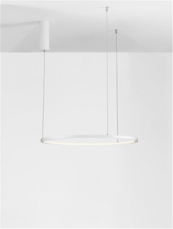 9345600 Lustra Nova Luce TARQUIN LED 37W 1274lm 3000K Aluminium & Acrylic Sandy White Dimabil Triac IP20 [3]