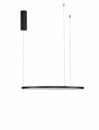 9345601 Lustra Nova Luce TARQUIN LED 37W 1274lm 3000K Aluminium & Acrylic Sandy Black Dimabil Triac IP20