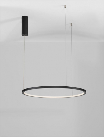 9345601 Lustra Nova Luce TARQUIN LED 37W 1274lm 3000K Aluminium & Acrylic Sandy Black Dimabil Triac IP20 [9]