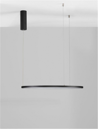 9345601 Lustra Nova Luce TARQUIN LED 37W 1274lm 3000K Aluminium & Acrylic Sandy Black Dimabil Triac IP20 [4]