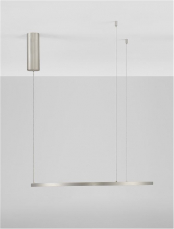 9345603 Lustra Nova Luce TARQUIN LED 37W 1274lm 3000K Aluminium & Acrylic Brushed Champagne Silver Dimabil Triac IP20 [6]