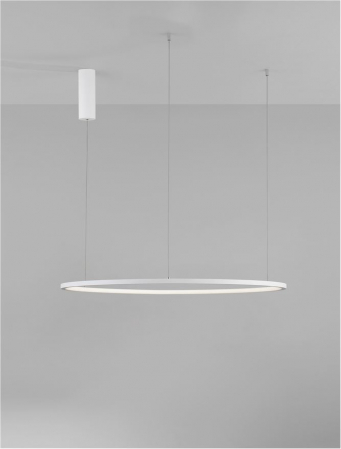 9345604 Lustra Nova Luce TARQUIN LED 46W 1708lm 3000K Aluminium & Acrylic Sandy White Dimabil Triac IP20 [7]