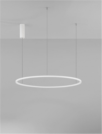 9345604 Lustra Nova Luce TARQUIN LED 46W 1708lm 3000K Aluminium & Acrylic Sandy White Dimabil Triac IP20 [3]
