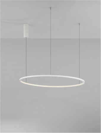 9345604 Lustra Nova Luce TARQUIN LED 46W 1708lm 3000K Aluminium & Acrylic Sandy White Dimabil Triac IP20 [2]