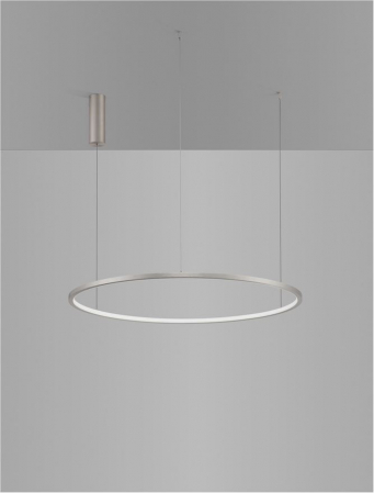 9345607 Lustra Nova Luce TARQUIN LED 46W 1708lm 3000K Aluminium & Acrylic Brushed Champagne Silver Dimabil Triac IP20 [7]