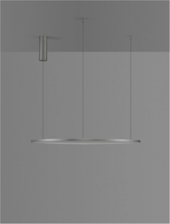 9345607 Lustra Nova Luce TARQUIN LED 46W 1708lm 3000K Aluminium & Acrylic Brushed Champagne Silver Dimabil Triac IP20 [6]