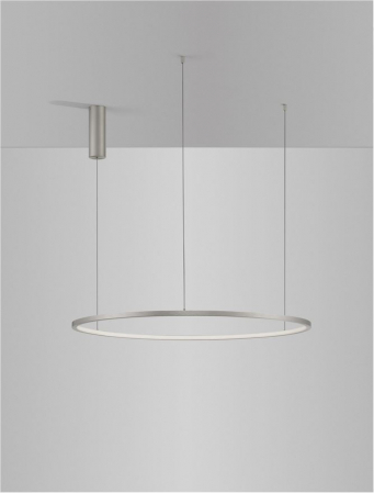 9345607 Lustra Nova Luce TARQUIN LED 46W 1708lm 3000K Aluminium & Acrylic Brushed Champagne Silver Dimabil Triac IP20 [2]