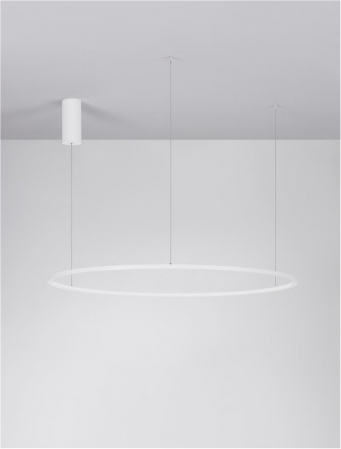 9345608 Lustra Nova Luce TARQUIN LED 59W 2144lm 3000K Aluminium & Acrylic Sandy White Dimabil Triac IP20 [2]