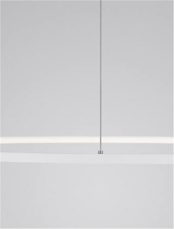 9345608 Lustra Nova Luce TARQUIN LED 59W 2144lm 3000K Aluminium & Acrylic Sandy White Dimabil Triac IP20 [4]