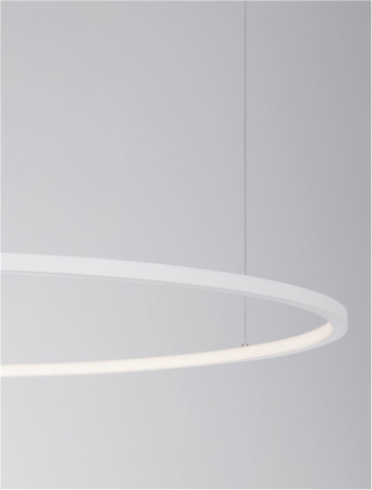 9345608 Lustra Nova Luce TARQUIN LED 59W 2144lm 3000K Aluminium & Acrylic Sandy White Dimabil Triac IP20 [3]
