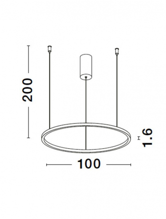 9345608 Lustra Nova Luce TARQUIN LED 59W 2144lm 3000K Aluminium & Acrylic Sandy White Dimabil Triac IP20 [6]
