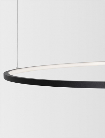 9345609 Lustra Nova Luce TARQUIN LED 59W 2144lm 3000K Aluminium & Acrylic Sandy Black Dimabil Triac IP20 [6]