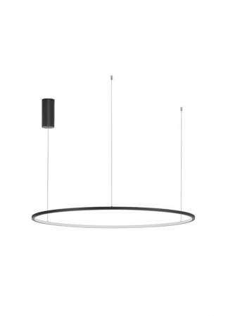 Lustre - 9345609 Lustra Nova Luce TARQUIN LED 59W 2144lm 3000K Aluminium & Acrylic Sandy Black Dimabil Triac IP20
