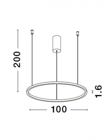 9345610 Lustra Nova Luce TARQUIN LED 59W 2144lm 3000K Aluminium & Acrylic Brass Gold Dimabil Triac IP20 [8]