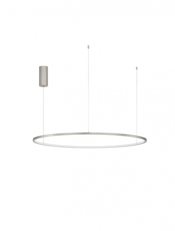 Lustre - 9345611 Lustra Nova Luce TARQUIN LED 59W 2144lm 3000K Aluminium & Acrylic Brushed Champagne Silver Dimabil Triac IP20