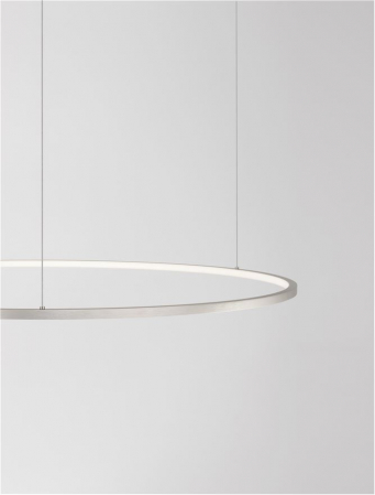 9345611 Lustra Nova Luce TARQUIN LED 59W 2144lm 3000K Aluminium & Acrylic Brushed Champagne Silver Dimabil Triac IP20 [7]