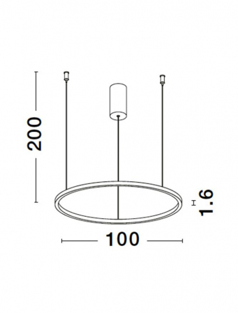 9345611 Lustra Nova Luce TARQUIN LED 59W 2144lm 3000K Aluminium & Acrylic Brushed Champagne Silver Dimabil Triac IP20 [9]