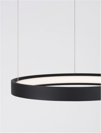 9345612 Lustra Nova Luce PERRINE LED 22W 1540lm 3000K Aluminium & Acrylic Sandy Black Dimabil Triac IP20 [4]