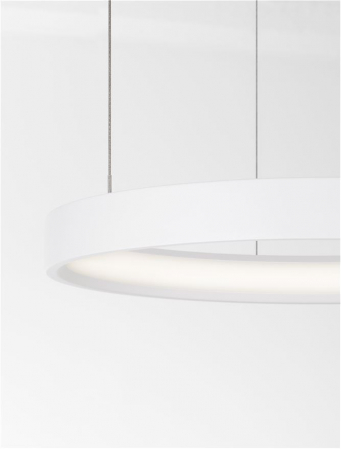 9345613 Lustra Nova Luce PERRINE LED 22W 1540lm 3000K Aluminium & Acrylic Sandy White Dimabil Triac IP20 [4]