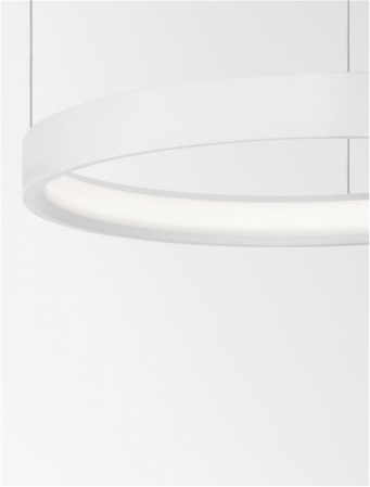 9345613 Lustra Nova Luce PERRINE LED 22W 1540lm 3000K Aluminium & Acrylic Sandy White Dimabil Triac IP20 [7]