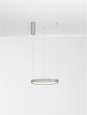 9345614 Lustra Nova Luce PERRINE LED 22W 1540lm 3000K Aluminium & Acrylic Bruched Champagne Silver Dimabil Triac IP20 [3]