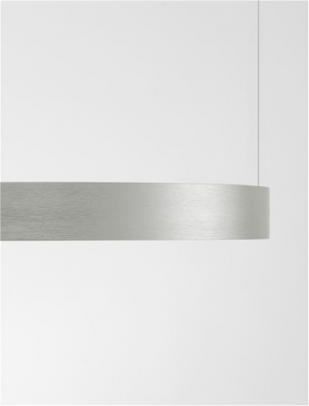 9345614 Lustra Nova Luce PERRINE LED 22W 1540lm 3000K Aluminium & Acrylic Bruched Champagne Silver Dimabil Triac IP20 [5]