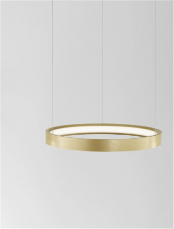 9345615 Lustra Nova Luce PERRINE LED 22W 1540lm 3000K Aluminium & Acrylic Brushed Gold Dimabil Triac IP20 [4]