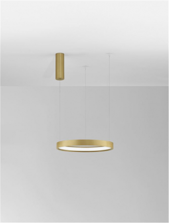 9345615 Lustra Nova Luce PERRINE LED 22W 1540lm 3000K Aluminium & Acrylic Brushed Gold Dimabil Triac IP20 [2]