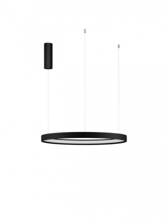 9345616 Lustra Nova Luce PERRINE LED 40W 2800lm 3000K Aluminium & Acrylic Sandy Black Dimabil Triac IP20