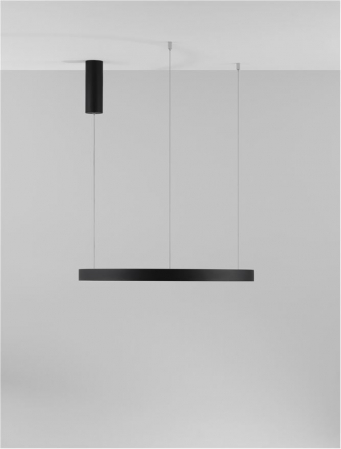 9345616 Lustra Nova Luce PERRINE LED 40W 2800lm 3000K Aluminium & Acrylic Sandy Black Dimabil Triac IP20 [7]