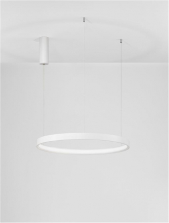 9345617 Lustra Nova Luce PERRINE LED 40W 2800lm 3000K Aluminium & Acrylic Sandy White Dimabil Triac IP20 [2]