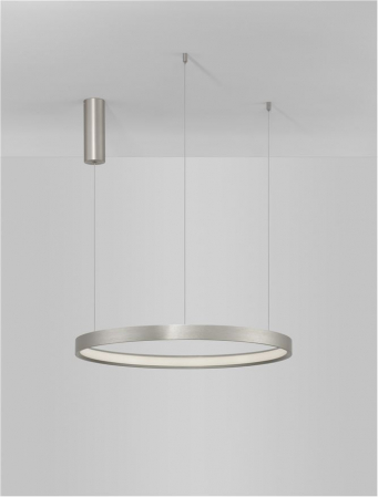 9345618 Lustra Nova Luce PERRINE LED 40W 2800lm 3000K Aluminium & Acrylic Bruched Champagne Silver Dimabil Triac IP20 [3]