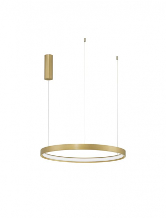 Moderne - 9345619 Lustra Nova Luce PERRINE LED 40W 2800lm 3000K Aluminium & Acrylic Brushed Gold Dimabil Triac IP20