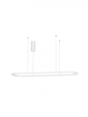Lustre - 9345625 Lustra Nova Luce CUPPE LED 56W 6989lm 3000K Aluminium & Acrylic Sandy White Dimabil Triac IP20