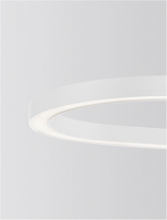 9345625 Lustra Nova Luce CUPPE LED 56W 6989lm 3000K Aluminium & Acrylic Sandy White Dimabil Triac IP20 [6]