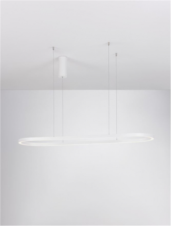 9345625 Lustra Nova Luce CUPPE LED 56W 6989lm 3000K Aluminium & Acrylic Sandy White Dimabil Triac IP20 [3]