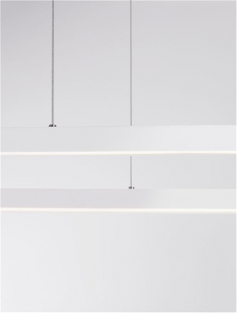 9345625 Lustra Nova Luce CUPPE LED 56W 6989lm 3000K Aluminium & Acrylic Sandy White Dimabil Triac IP20 [5]