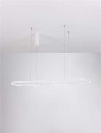 9345625 Lustra Nova Luce CUPPE LED 56W 6989lm 3000K Aluminium & Acrylic Sandy White Dimabil Triac IP20 [2]