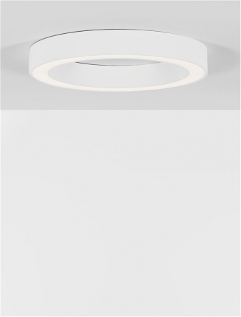 9345632 Plafoniera Nova Luce MORBIDO LED 48W 3730lm 2700K - 4000K Aluminium & Acrylic Sandy Black Dimabil CCT IP20 [2]