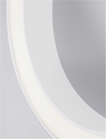 9345632 Plafoniera Nova Luce MORBIDO LED 48W 3730lm 2700K - 4000K Aluminium & Acrylic Sandy Black Dimabil CCT IP20 [4]