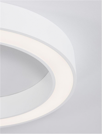 9345632 Plafoniera Nova Luce MORBIDO LED 48W 3730lm 2700K - 4000K Aluminium & Acrylic Sandy Black Dimabil CCT IP20 [3]