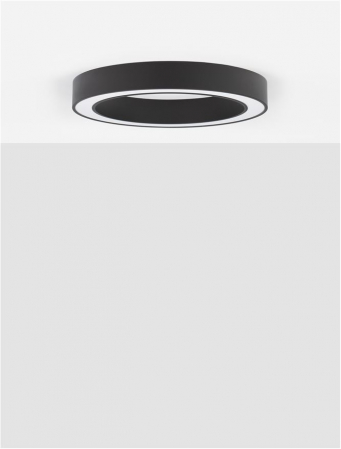9345633 Plafoniera Nova Luce MORBIDO LED 48W 3730lm 2700K - 4000K Aluminium & Acrylic Sandy White Dimabil CCT IP20 [1]