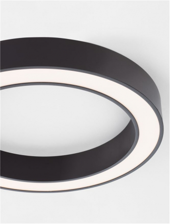 9345633 Plafoniera Nova Luce MORBIDO LED 48W 3730lm 2700K - 4000K Aluminium & Acrylic Sandy White Dimabil CCT IP20 [4]