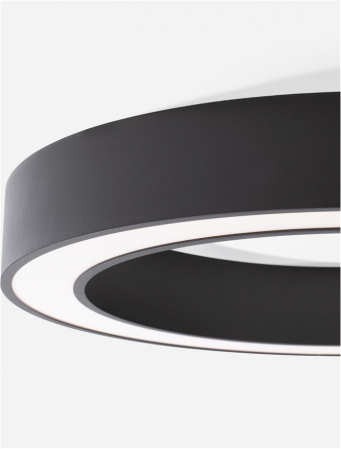 9345633 Plafoniera Nova Luce MORBIDO LED 48W 3730lm 2700K - 4000K Aluminium & Acrylic Sandy White Dimabil CCT IP20 [7]