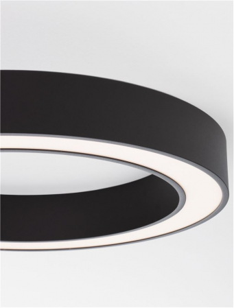 9345633 Plafoniera Nova Luce MORBIDO LED 48W 3730lm 2700K - 4000K Aluminium & Acrylic Sandy White Dimabil CCT IP20 [5]